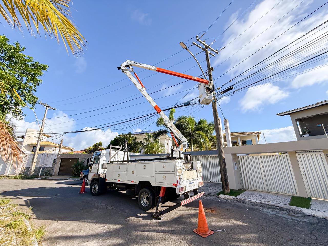 Banho de luz na cidade toda …