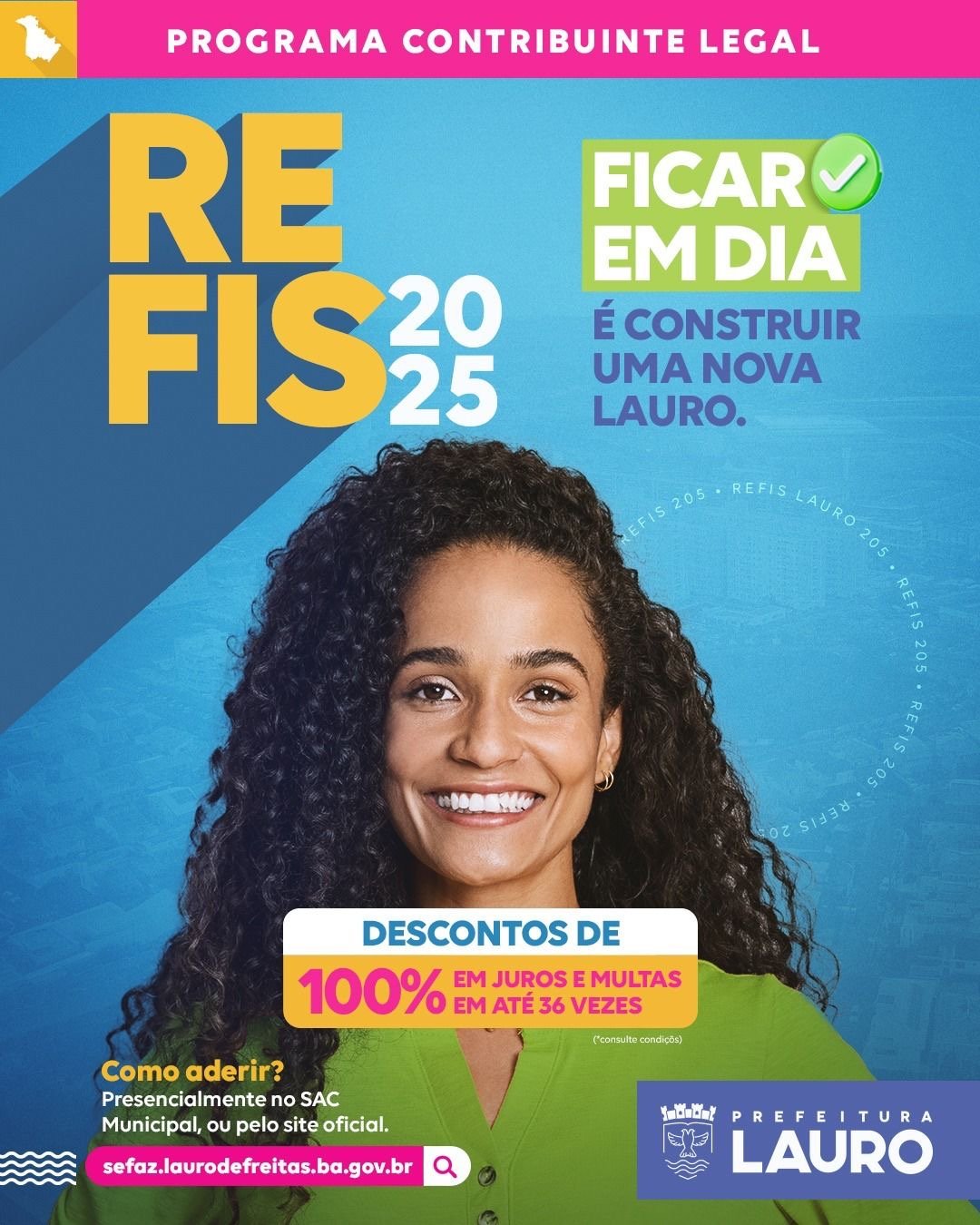 Descontos de até 100% em até 36 meses