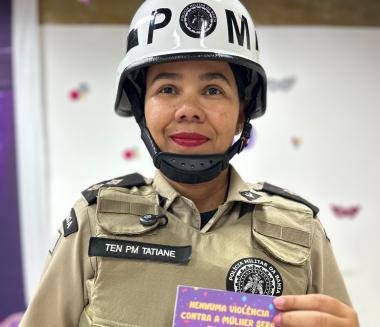 Ronda Maria da Penha realiza ações educativas para garantir o combate à violência de gênero durante o Carnaval de Juazeiro | SSP