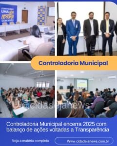 Controladoria Municipal encerra 2025 com balança de ações voltadas da Transparência