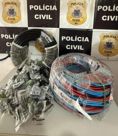 Homem é preso por furto à base da Coelba em Conceição do Coité | SSP