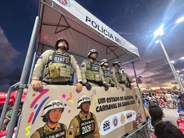 Número de roubos cai 40% e furtos apresentam redução de 23,7% no quinto dia do Carnaval de Salvador | SSP