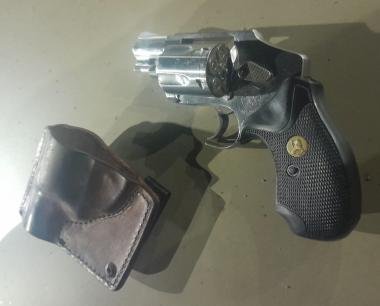 PM apreende arma de fogo após ameaça em Nazaré | SSP