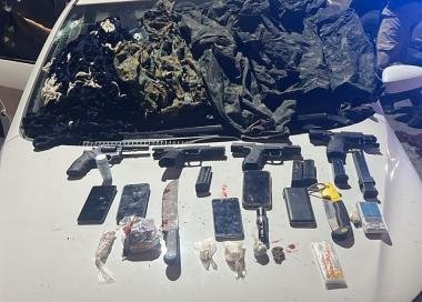 PM intercepta bonde de facção e alcança quatro traficantes armados em Ipiaú | SSP