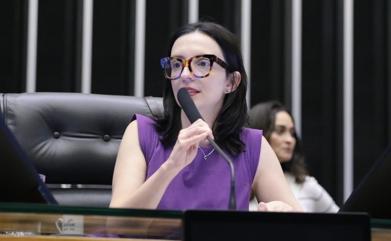 Deputada Ana Pimentel (PT-MG) fala no Plenário da Câmara dos Deputados
