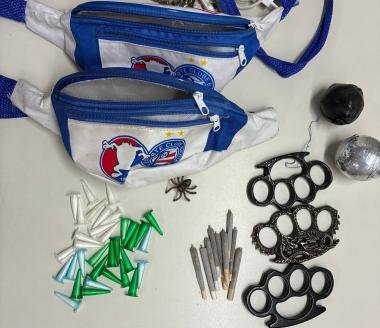 PM apreende explosivos e detém integrantes de torcida organizada em Salvador | SSP